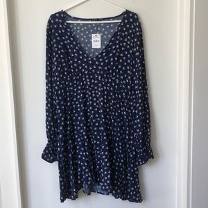 Cotton: On Long Sleeve Mini Dress